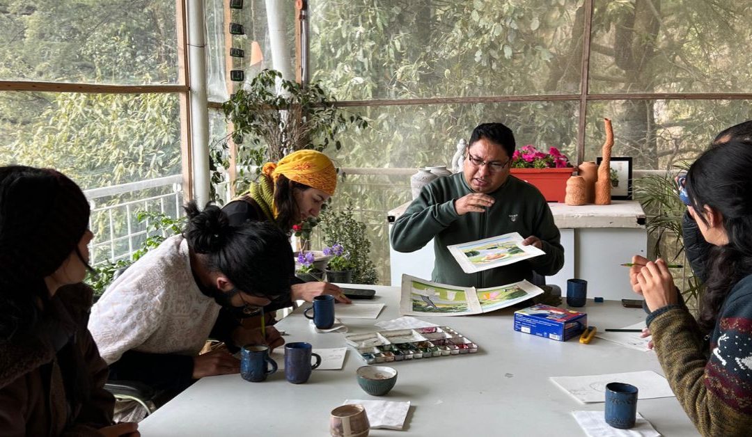 What Happens In The Painting Retreat Curated By Dharamkot Studio