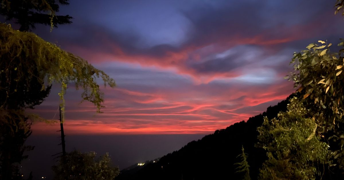 Dramatic skies at Dharamkot, Dharamshala, Himachal Pradesh, India