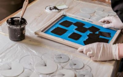 Advanced Screen Printing on Clay at Dharamkot Studio